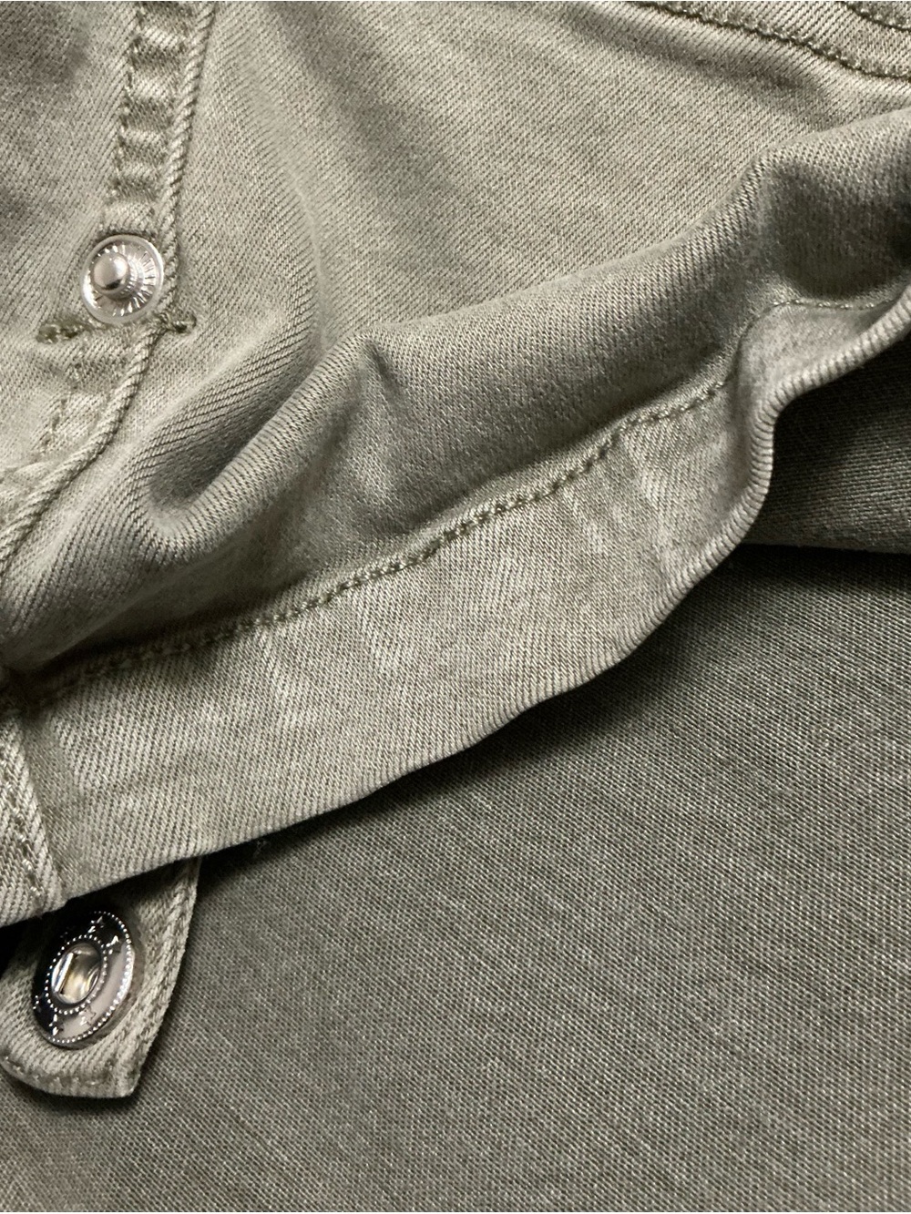 Y2K BKE Buckle Olive Green Cargo Shorts Utility Size 31 - Picture 6 of 9